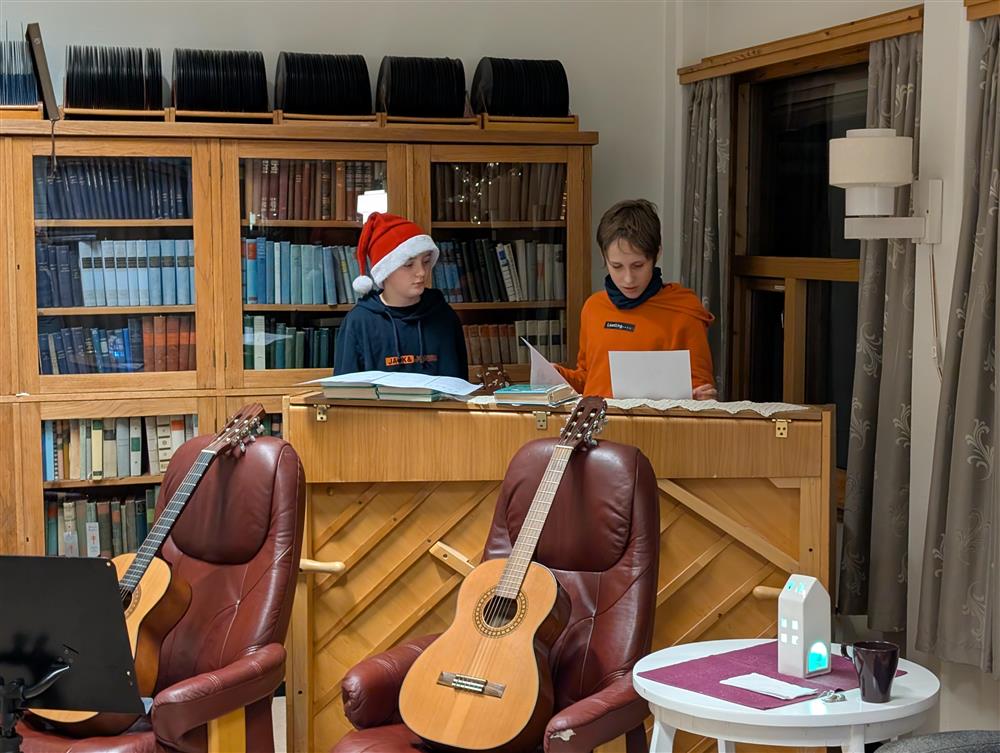 Julekonsert på institusjoner - Klikk for stort bilde