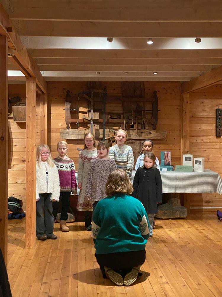 Førjulskveld i Tingvoll museum - Klikk for stort bilde