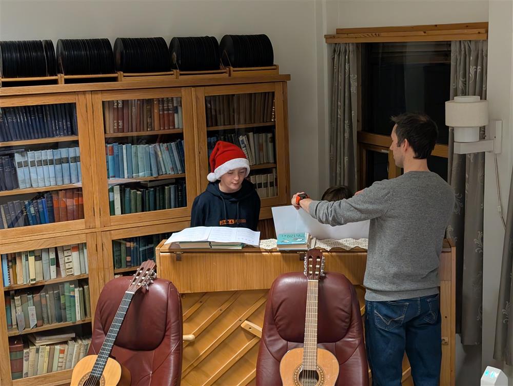 Julekonsert på institusjoner - Klikk for stort bilde