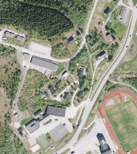 Flyfoto over Beiteråsen boligfelt - Klikk for stort bilde